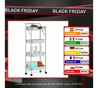 Carrello con rotelle a 2 livelli con cassetto da appoggio e cestino in rete per camera da letto, bagno, cucina