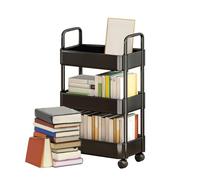 Carrello con ruote, Carrello con ruote - | Carrelli multiuso a 3/4 livelli con, carrello portaoggetti con maniglie, adatto per cucina, soggiorno, posto di lavoro