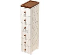 Carrello con Ruote i Migliori Elementi Essenziali per L'organizzazione Materiale Plastico PP Organizer per Bagno da 20/25/30cm Utilità con Ruote per Cucina e Lavanderia(30 * 31 * 100cm)