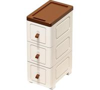 Carrello con Ruote i Migliori Elementi Essenziali per L'organizzazione Materiale Plastico PP Organizer per Bagno da 20/25/30cm Utilità con Ruote per Cucina e Lavanderia(25 * 31 * 54cm)