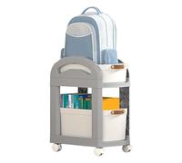 Carrello con Ruote,sotto la scrivania Ruote-Supporto per Spazio di archiviazione|Multifunzionale a 2 Livelli Il Posto Lavoro Camera da Letto Libri Testo