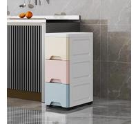 Carrello da bagno sottile con rotelle, salvaspazio, durevole e resistente all'usura, perfetto per piccoli spazi come cucine e bagni