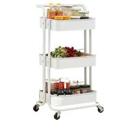 Carrello da bar a 3 ripiani, versatile, per cucina, soggiorno, ufficio, bagno, ristoranti e hotel, elegante contenitore per bevande per feste ed eventi