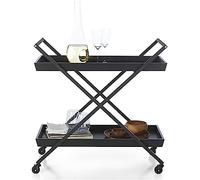 Carrello da bar in metallo per catering, ristoranti, hotel, matrimoni ed eventi, elegante e funzionale, perfetto per intrattenere gli ospiti