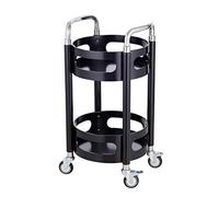 Carrello da bar mobile rustico con manico e rastrelliera, carrello industriale in metallo e legno su ruote per cucina e servizio domestico, perfetto per intrattenere e riporre oggetti