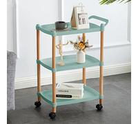 Carrello da cucina a 3 livelli, versatile carrello di servizio per hotel/ristorante, soluzione salvaspazio per la cucina, facile mobilità