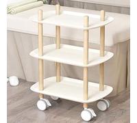 Carrello da cucina arrotolabile con ruote bloccabili, versatile carrello multiuso per servire e riporre oggetti, ideale per uso domestico, ristorante e hotel, facile da spostare e nize.