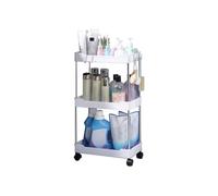 Carrello da cucina - Carrello a rotelle in acciaio inossidabile da cucina, supporto per carrelli, carrelli a ruote, ripiani a rotelle per riporre pannolini, acqua minerale, gel doccia