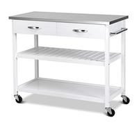 Carrello da cucina Carrello portaoggetti da cucina mobile con ruote, piano di lavoro ribaltabile e isola portaoggetti da bar a torre su ruote per casa e ristorante (senza piano ribaltabile,