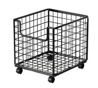Carrello da cucina - Carrello portaoggetti regolabile, organizer per mobili, cestello girevole a 360 gradi, robusto supporto per scaffale per bagno, dispensa, cucina