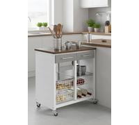 Carrello da cucina con ruote, 71 x 43 x 89 cm, BERGEN