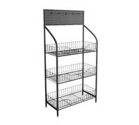 Carrello da cucina, espositore per frutta e verdura da supermercato, espositore per supermercato, carrello porta caramelle per feste in casa, espositore professionale per caramelle al dettag