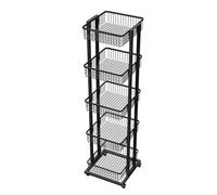 Carrello da cucina, espositore per snack, espositore per vendita al dettaglio, espositore per supermercati, carrello per snack leggero e mobile/scaffale per esposizione di caramelle, cestino