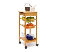 Carrello da cucina james s con 2 cestini Mobiletto porta frutta 4 ruote 30 kg