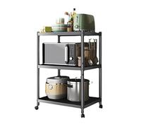 Carrello da Cucina Nuovo portaoggetti da cucina, forno a microonde, cuociriso elettrico, porta friggitrice ad aria, portaoggetti mobile e regolabile Rack di Stoccaggio Mobile ( Color : A , Size : 60cm