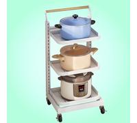 Carrello da cucina per la conservazione di verdure bianco 3x3 Board nizer Cucina Dispensa Gamma Mobile Desserte per un facile accesso agli alimenti e nization