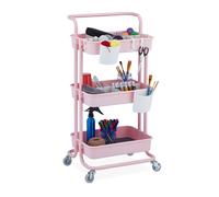 Carrello da cucina portavivande 3 ripiani 4 ruote Carrello portavivande
