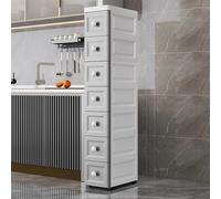 Carrello da cucina sottile su ruote, scaffale stretto per piccoli spazi, portatile, facile accesso, per soggiorno e cucina