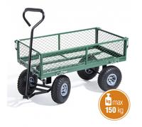 Carrello da giardino in acciaio 150kg