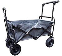 Carrello da giardino pieghevole e resistente, per shopping, attività all'aperto e uso domestico, versatile per tutte le esigenze di trasporto