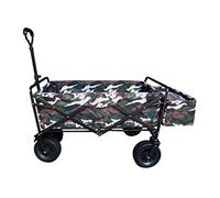Carrello da giardino pieghevole portatile multifunzionale per la spesa da campeggio a 4 ruote Carrello multiuso resistente 150 kg per uso esterno