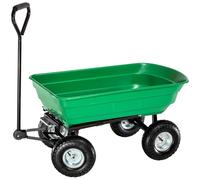 Carrello da Giardino Ribaltabile 4 Ruote 75 litri Ranieri Verde