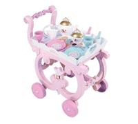 Carrello da gioco Smoby Desserte XL Disney Princess rosa con 17 accessori
