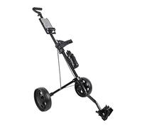 Carrello da Golf, Carrello da Golf Pieghevole, Carrello Push-Pull Multifunzionale a 2 Ruote, Carrelli a Spinta per Sacche da Golf, Carrello da Passeggio per Golf, Attrezzatura per Campi da Golf