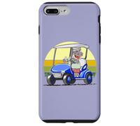 Carrello da golf divertente con autista di ippopotamo Custodia per iPhone 7 Plus/8 Plus