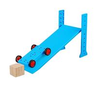 Carrello da laboratorio di meccanica precisa per esperimenti di collisione su piani inclinati nelle scuole con dimostrazione sicura e facile di dinamica di collisione di progettazione