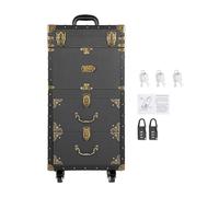 Carrello da lavoro da parrucchiere, trolley cosmetico, carrello da parrucchiere, carrello cosmetico, multifunzionale, beauty case per tatuaggi, trucco, trucco, trucco, valigetta da parrucchiere