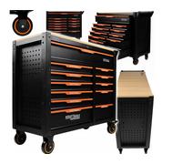 Carrello Da Officina 12 Cassetti Mobile Con Chiusura Centrale 112 X 48 Cm