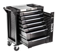 Carrello da officina STIX B7 con scomparto cargo carrello portautensili 7 cas...