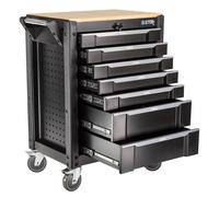 Carrello da officina UltimatePro C7 piano in legno carrello portautensili chi...