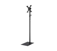 Carrello da pavimento per TV a schermo piatto e al plasma, altezza 1500 mm, inclinabile verso l'alto e verso il basso, orientabile a movimento completo, per TV LED LCD da 10"-94 cm