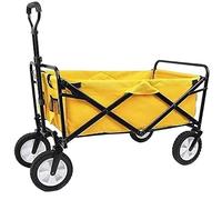 Carrello da pesca pieghevole resistente Carrello pieghevole Utility Wagon per esterni, giardino, campeggio, sport e spiaggia, vagone multiuso (A)