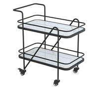 Carrello da portata con ruote bloccabili, mini bar per liquori per vino e bevande, carrello da bar per cucina, sala da pranzo e cene