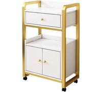Carrello da salone, armadietto da barbiere, organizer mobile di bellezza con cassetti per attrezzature spa e prodotti di bellezza
