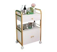 Carrello da salone con armadietto e ruote, carrello per parrucchieri, barbieri, tatuaggi, manicure e strumenti per il viso