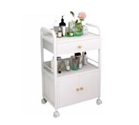 Carrello da salone con armadietto e ruote, carrello per parrucchieri, barbieri, tatuaggi, manicure e strumenti per il viso
