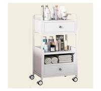 Carrello da salone con freni, ripiani rimovibili a più livelli per riporre spaziosamente, facile da montare per bellezza e ospitalità