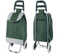 carrello da spesa portaspesa trolley ruote Carrellino alluminio pieghevole Nuovo