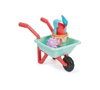 Ecoiffier - Carrello da Spiaggia per Bambini Completo a Tema Sardine - Include Secchiello, Annaffiatoio, Pala, Rastrello, Setaccio, Formina - Dai 18 Mesi - Giocattolo per Bambini - 263 - Garanzia
