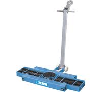 CARRELLO DA TRASPORTO CON RUOTE IN NYLON ED OCCHIELLO PER TRAINO FERVI 0654