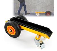 Carrello da trasporto per cartongesso con 2 ruote freno universali e ruota in gomma da 200 mm, 4 ruote, capacità di peso di 300 kg, per lastre di marmo e cartongesso.