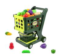 Carrello del carrello della spesa - favorisce la creatività del carrello per la drogheria per bambini Kit di gioco | Sviluppa le abitudini di vita ordinate razionali Play House Simulation Superm