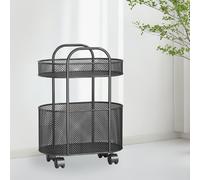 Carrello del libro rotolare con scaffale di libri di ruote con ruota per la