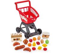 Carrello Della Spesa Ecoiffier 20 Alimenti Gioco Di Ruolo Plastica Resistente Esterno Grigio Scuro