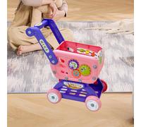 Carrello della spesa giocattolo, gioco di ruolo, piccolo carrello per