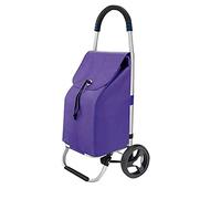 Carrello della spesa leggero e pieghevole - Carrello per la spesa portatile per un facile trasporto - Carrello pieghevole versatile per generi alimentari lavanderia e uso quotidiano